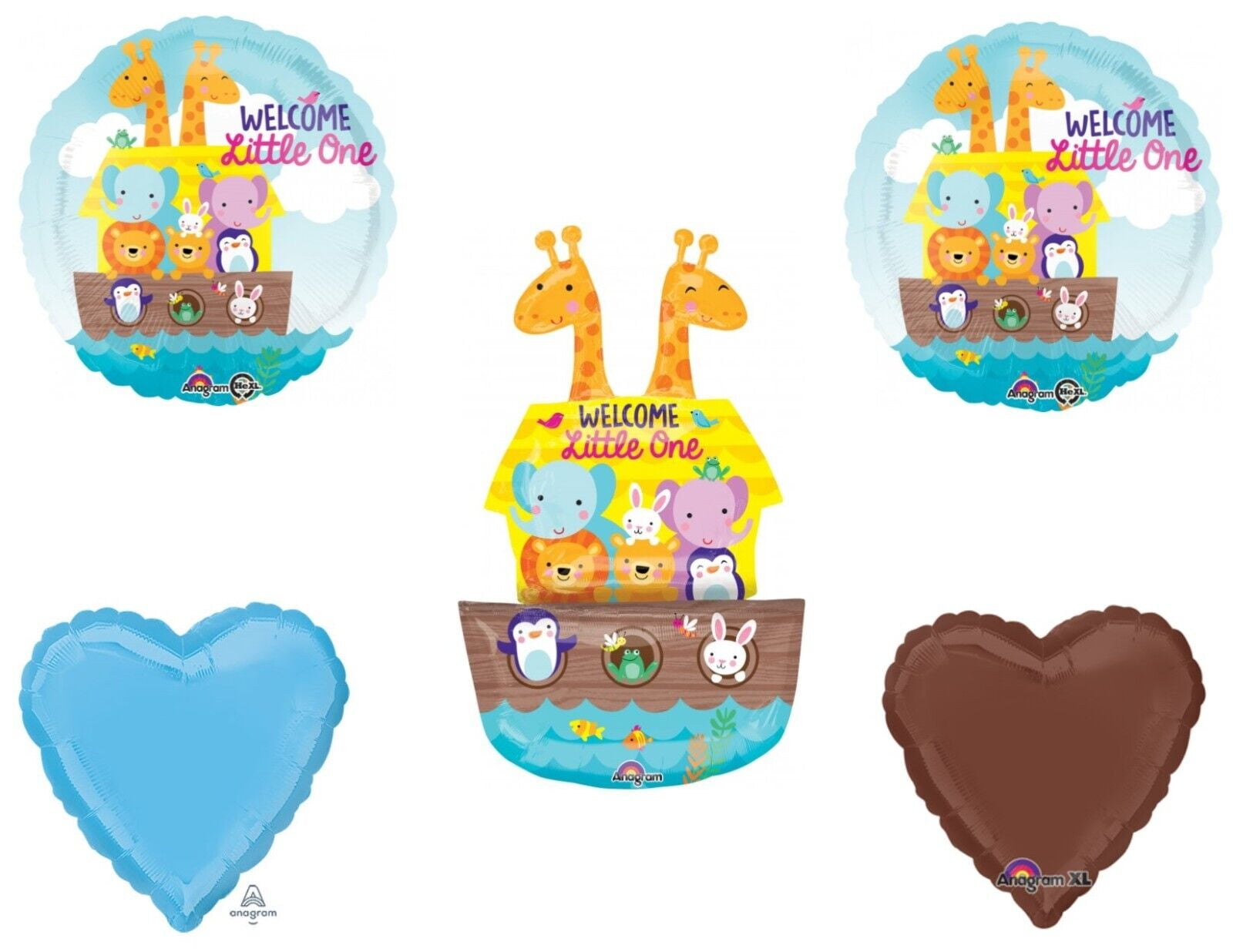 Noah's Ark Welcome Baby Balloon Shower Decorations Supplies Animals Boat Noah's  Ark Welcome Baby Balloon Shower Decorations Supplies Animals Boat - Walmart  Business Supplies, image size:1600x1236