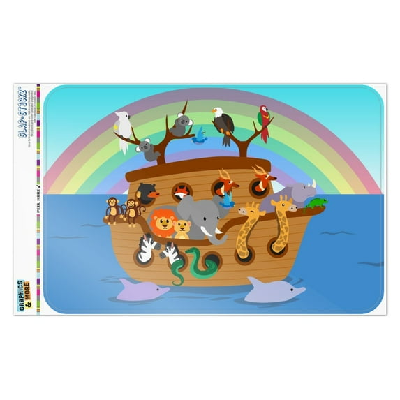 Noah's Ark with Animals Home Business Office Sign