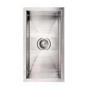 Open Box Noah's Collection Undermount Brushed Stainless Steel 22 in. 0-Hole Single Bowl Kitchen Sink
