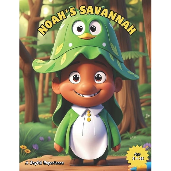 Noah's Savannah: Jungle Animals Coloring Book, (Paperback)