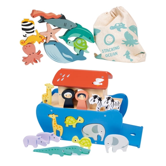 Mentari Toys - Noah's Sorting and Stacking Bundle