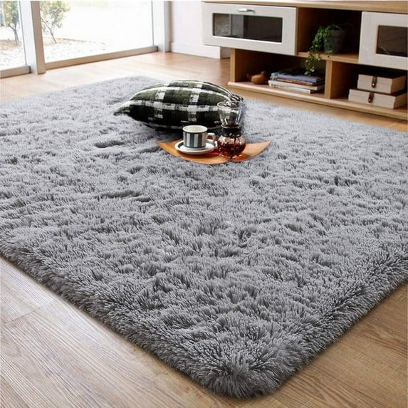 Noahas Contemporary Solid Print Area Rug, 5' x 8'