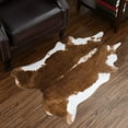 thumbnail image 1 of Noahas Faux Cowhide Area Rugs For Living Room, Bedroom,Office, 2.3'x3.6',Khaki, 1 of 7