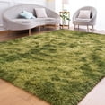 thumbnail image 1 of Noahas Fluffy Area Rug for Living Room Bedroom, 5 x 8 Tie-Dyed Green Purple Rug Fuzzy Non-Slip Modern Carpet Ultra Soft Faux Fur Rugs for Dorm Kids Room Home Decor, 1 of 7