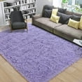 thumbnail image 1 of Noahas Fluffy Shaggy Rugs, 5x8 Feet Purple Plush Rugs for Girls Bedroom, Soft Kids Room Carpets, Large Bedside Rug, Upgrade Non-Slip Rugs for Children Nursery Dorm Home Decor, Purple, 1 of 6