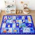 thumbnail image 1 of Noahas Kids Play Rug ABC Educational Area Rug, Alphabet Numbers Animal Seasons and Shapes Learning Play Carpet for Playroom Nursery Kids Children Bedroom 3x5 ft, 1 of 8
