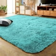 thumbnail image 1 of Noahas Soft Fluffy Area Rug Modern Shaggy Bedroom Rugs for Kids Room Nursery Rug Floor Carpets, 3'x 5',Blue, 1 of 7