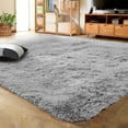 thumbnail image 1 of Noahas Soft Fluffy Area Rug Modern Shaggy Bedroom Rugs for Kids Room Nursery Rug Floor Carpets, 3'x 5',Gray, 1 of 8