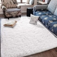 thumbnail image 1 of Noahas Soft Fluffy Area Rug for Living Room Bedroom Shaggy Accent Carpets for Kids Girls Rooms Cream,4x6ft, 1 of 7