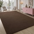 thumbnail image 1 of Noahas Soft Low Pile Rug Modern Area Rugs for Bedroom Living Room,Suitable for Boys Girls Teenagers and Adults with Super Soft Touch , Brown , 4' x 6', 1 of 8