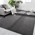 thumbnail image 1 of Noahas Soft Low Pile Rug Modern Area Rugs for Bedroom Living Room,Suitable for Boys Girls Teenagers and Adults with Super Soft Touch , Dark Grey , 4' x 6', 1 of 8