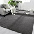 thumbnail image 1 of Noahas Soft Low Pile Rug Modern Area Rugs for Bedroom Living Room,Suitable for Boys Girls Teenagers and Adults with Super Soft Touch , Dark Grey , 7' x 10', 1 of 7