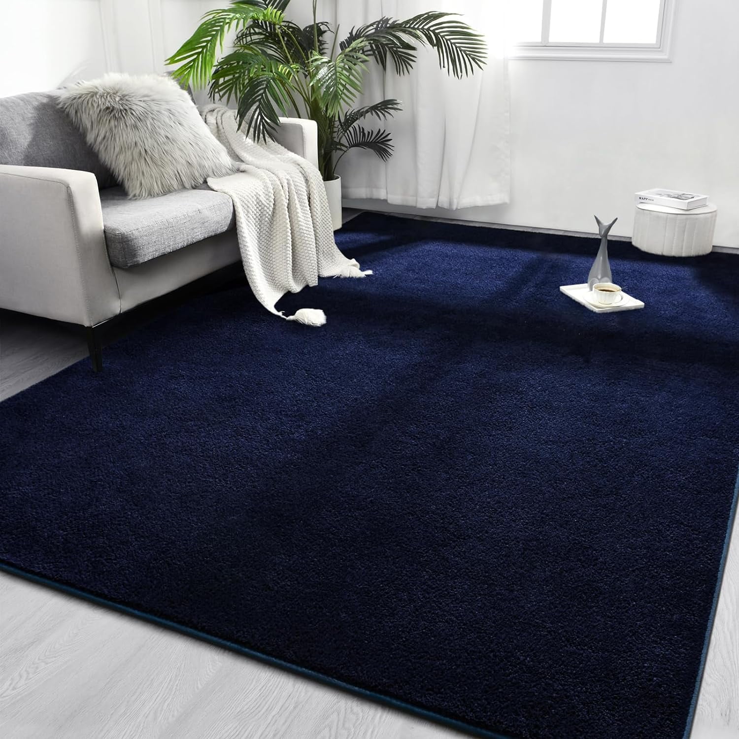 Noahas Soft Low Pile Rug Modern Area Rugs for Bedroom Living Room