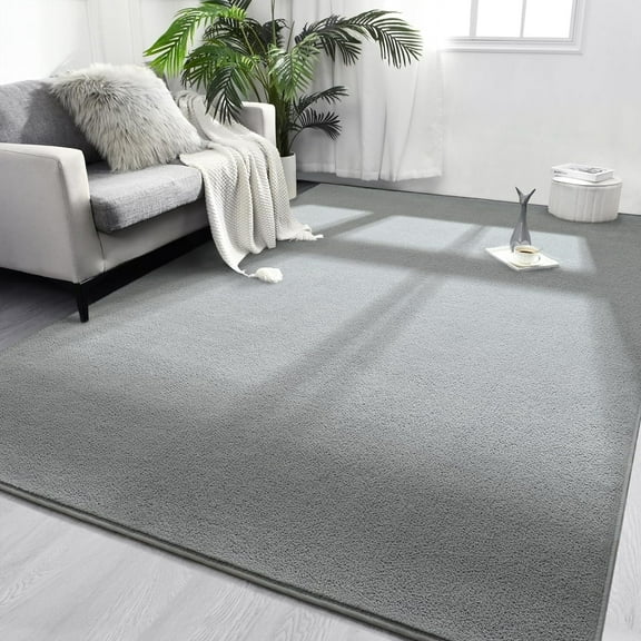 Noahas Soft Low Pile Rug Modern Area Rugs for Bedroom Living Room,Suitable for Boys Girls Teenagers and Adults with Super Soft Touch , Gary , 6' x 9'