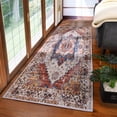 thumbnail image 1 of Noahas Traditional Persian Area Rug, Orange , 2' x 6', 1 of 6