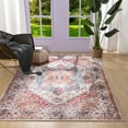 thumbnail image 1 of Noahas Traditional Persian Area Rug, Orange , 4' x 6', 1 of 7
