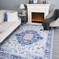 thumbnail image 1 of Noahas Vintage Area Rug Modern Bohemian Rug, Blue, 6' x 9', 1 of 7