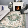 thumbnail image 1 of Noahas Vintage Area Rug Modern Bohemian Rug, Green, 4' x 6', 1 of 6