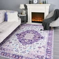 thumbnail image 1 of Noahas Vintage Area Rug Modern Bohemian Rug, Purple, 4' x 6', 1 of 7