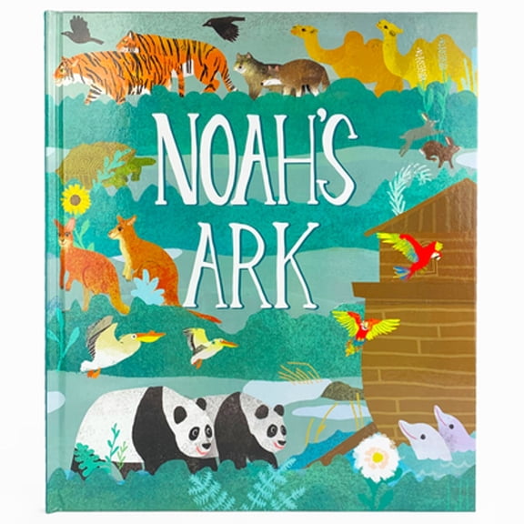 Pre-Owned Noah's Ark - 32-Page Hardcover Picture Storybook, Gift for Easter Basket Stuffer, Christmas, Baptism, Communion, and More, Ages 2-8, 9781680525519, 1680525514, Hardcover,