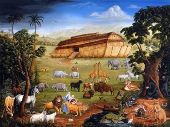 Noahs Ark Canvas Art - Joseph Holodook (30 x 23)