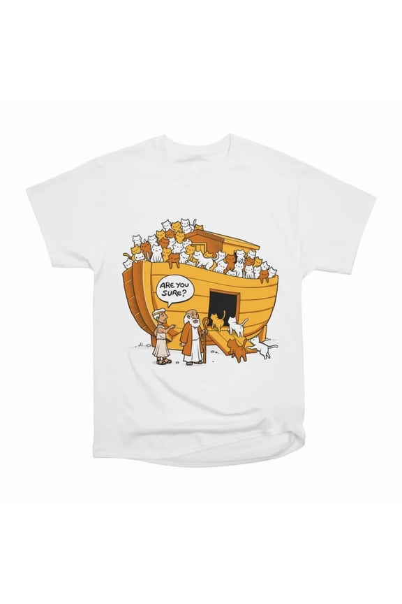 Noahs Ark Cat T-Shirt Tee Gift For Him Merch For Her Apparel For Friend