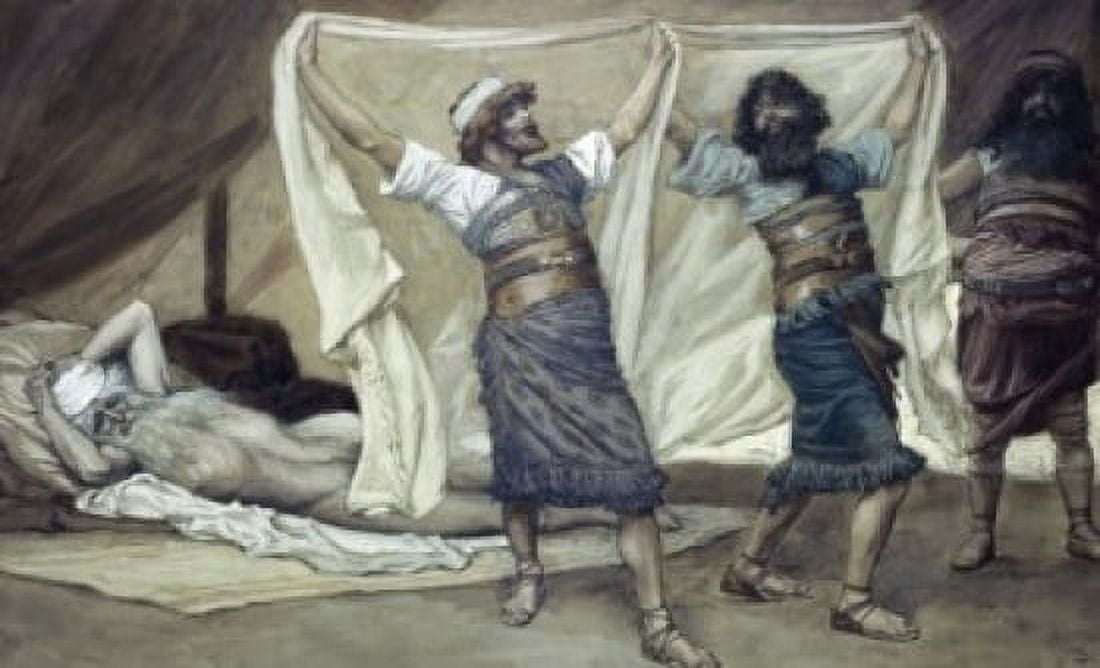 Noahs Drunkenness James J Tissot (1836-1902French) Jewish Museum New York Canvas Art - James Tissot (18 x 24)
