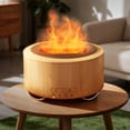 thumbnail image 1 of Noahstrong 500ml Essential Oil Diffuser, Oil Diffuser with 9 Realistic Flame Colors 4 Timer Setting & 28dB Low Noise Flame Diffuser Cool Mist Humidifier for Large Room Bedroom, 1 of 8