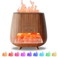 thumbnail image 1 of Noahstrong Essential Oil Diffuser, Aromatherapy Diffuser with Himalayan Pink Salt Rock, Cool Mist Humidifier with Auto Off Function and 9 Colors LED Night Light for Bedroom, 1 of 8