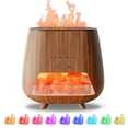 thumbnail image 1 of Noahstrong Essential Oil Diffuser, Aromatherapy Diffuser with Himalayan Pink Salt Rock, Cool Mist Humidifier with Auto Off Function and 9 Colors LED Night Light for Bedroom, 1 of 8