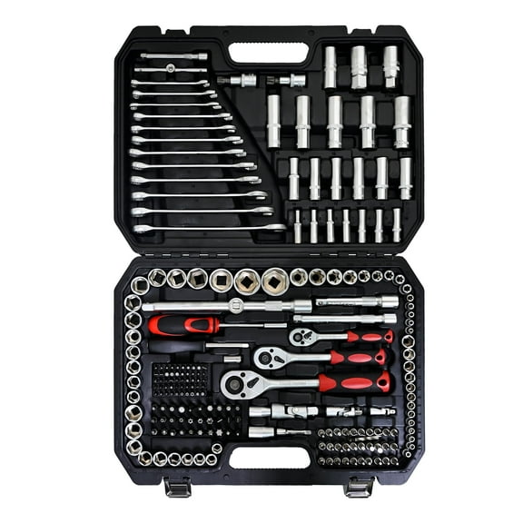 Noaman 216-Piece All-Purpose Socket Tool Set, Black Finish Socket Wrench & Set, Home Essentials, Car Repairs & DIY Projects