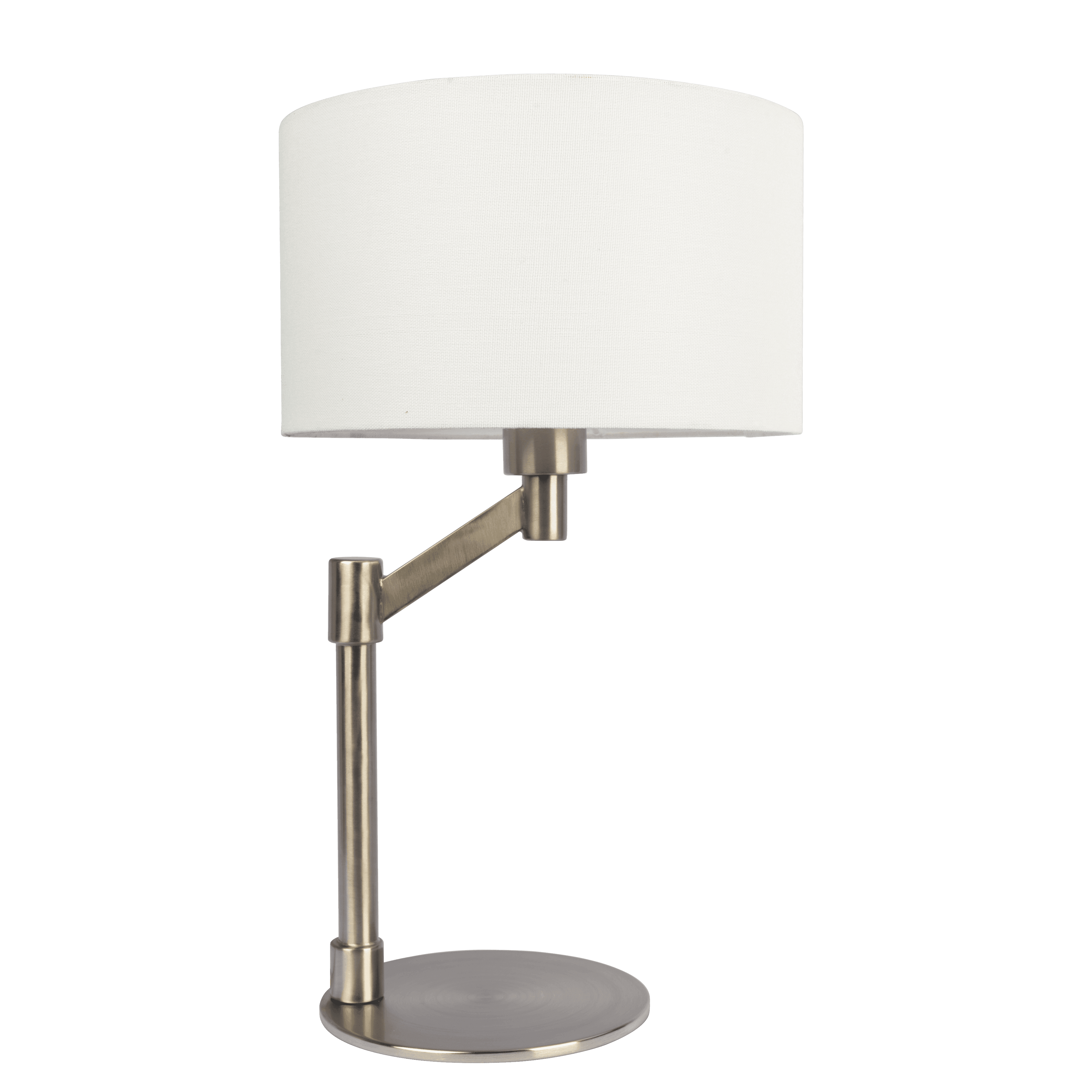Noaman Horizon Brushed Nickel Table Lamp with On/Off Switch, 19in ...