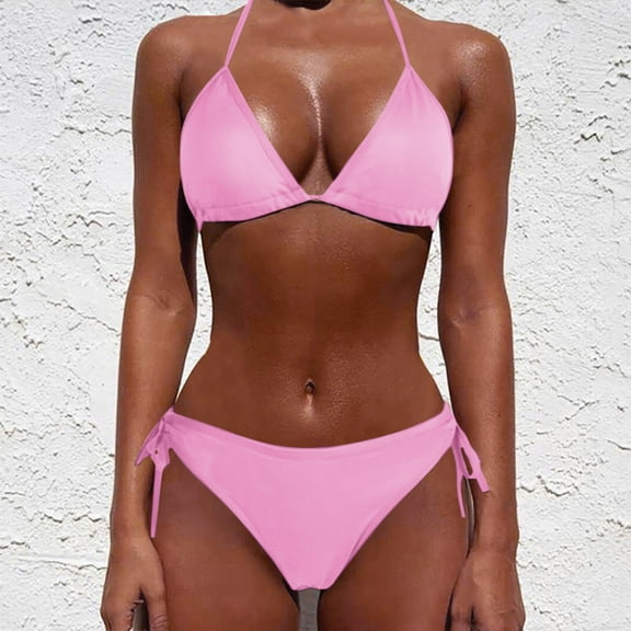 Noarlalf Bikini Sets for Women Two Piece Swimsuit for Women Bathing Suit for Women Women Print Push-Up Padded Bra Beach Bikini Set Swimsuit Beachwear Swimwear