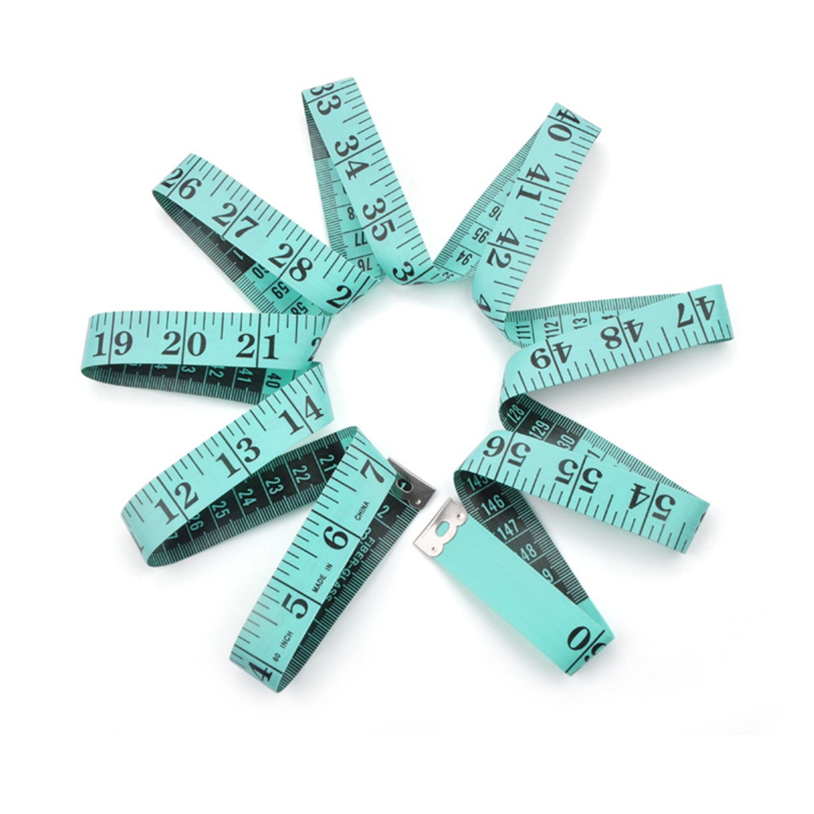 Noarlalf Body Tape Measure DIY Tailor's Clothing Measuring Tape inch Cloth Ruler Soft Tape 60 inch/300CM Metric Tape Measure Soft Tape Measure 9*3*1
