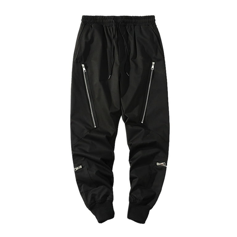 Noarlalf Men s Pants Joggers for Men Sports Pants Loose Polyester