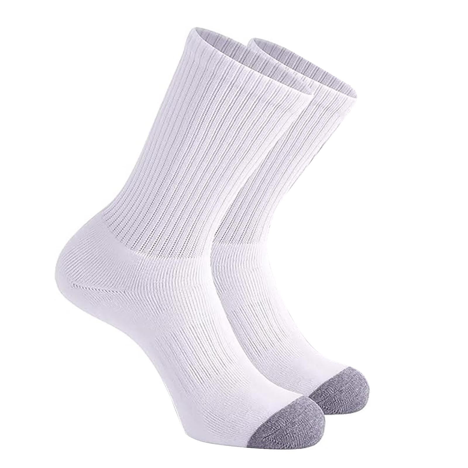 Noarlalf Mens Socks, Men'S Medium Tube Socks Solid Color Socks