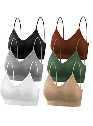 Ozmmyan Wirefree Bras for Women ,Plus Size Adjustable Shoulder Straps Lace  Bra Wirefreee Extra-Elastic Bra Active Yoga Sports Bras 42C/D-48C/D, Summer