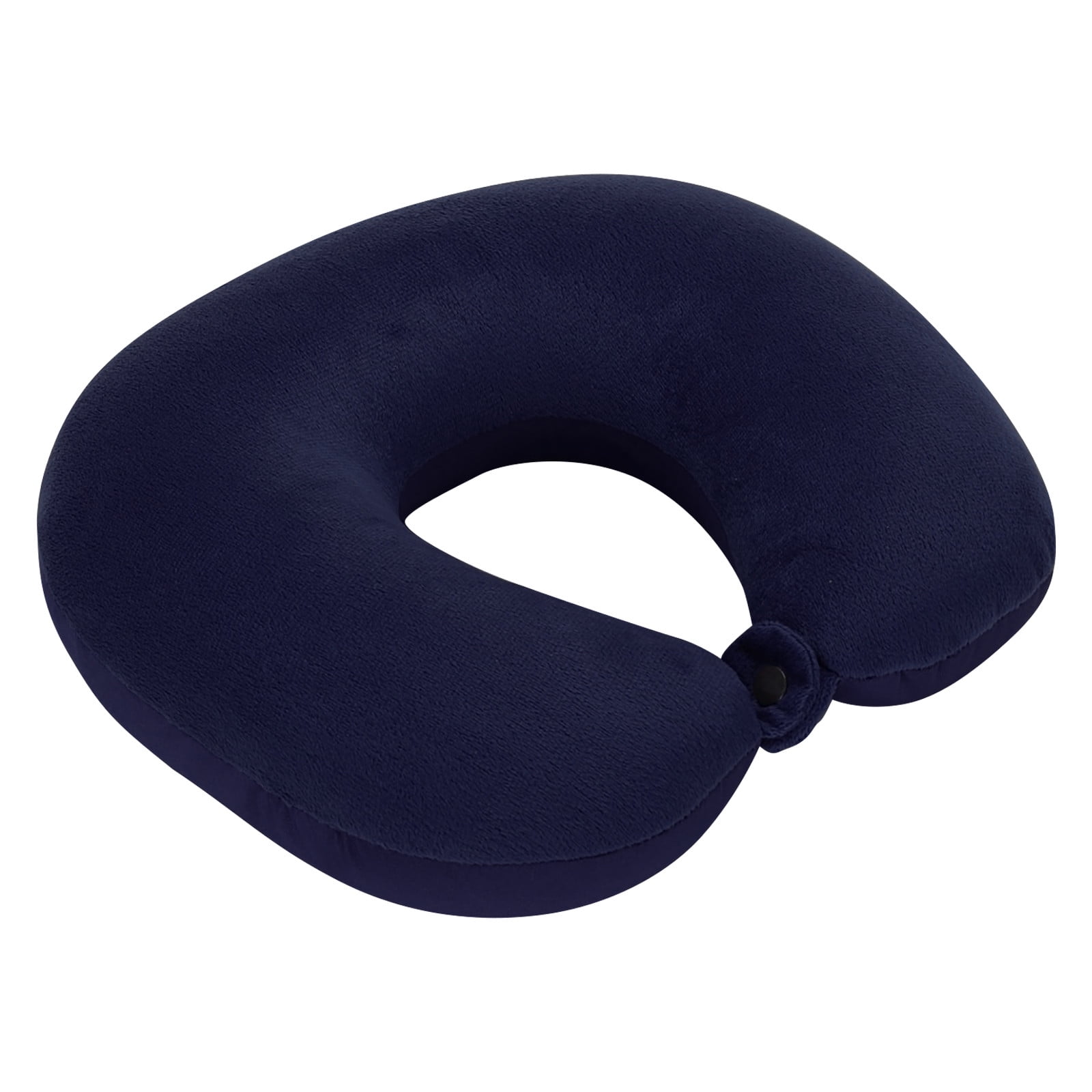 Noarlalf Seat Cushion Travel Neck Pillow Memory Foam Airplane Travel  Comfortable Washable Cover Plane Neck Support Pillow for Neck Sleeping  Chair