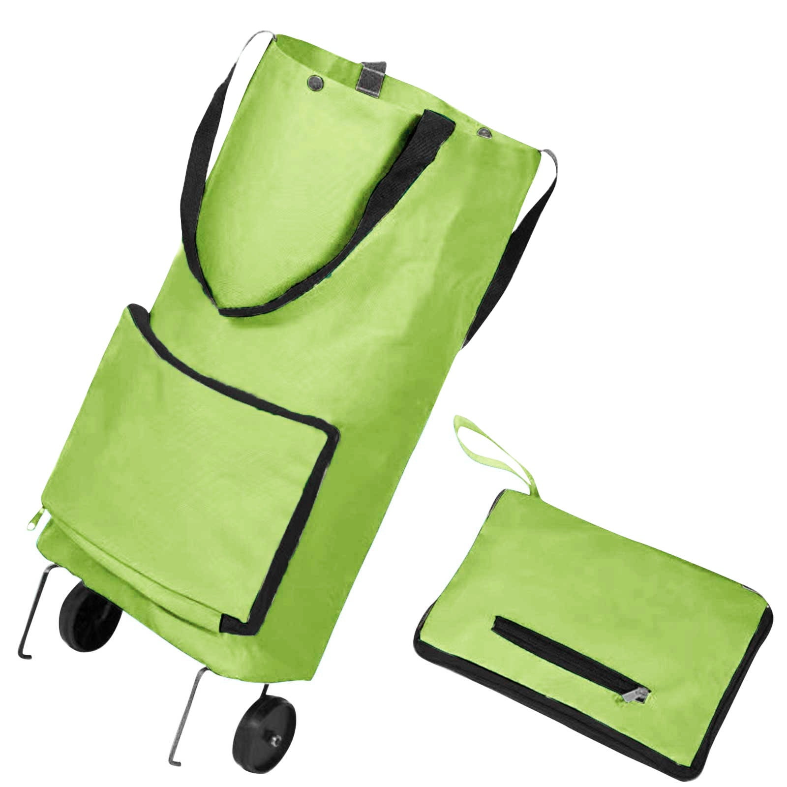 Noarlalf Target Shopping Cart 2 In 1 Foldable Shopping Cart