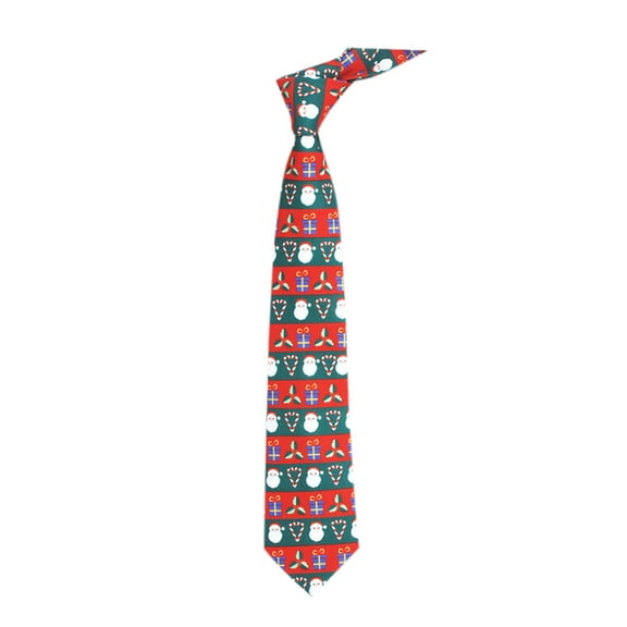 Noarlalf Ties for Men Printed Men'S Holiday Tie Tie Groom Neck Festive Tie Ties Wedding Christmas Tie