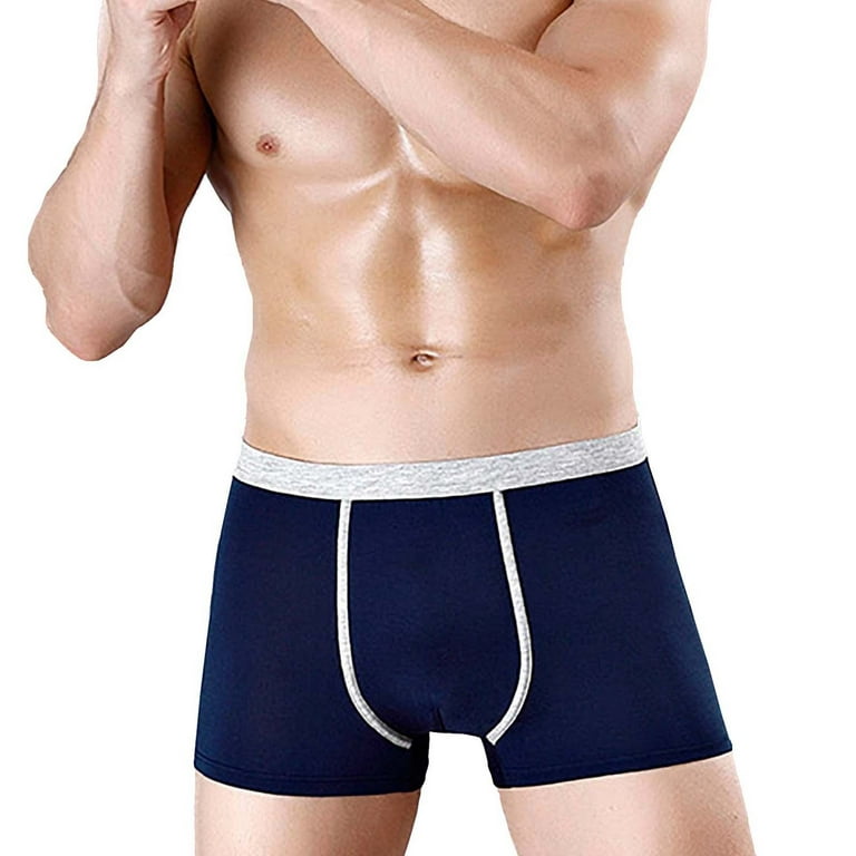 Noarlalf mens boxers Men's LIced Silk Quick Drying Breathable Boxers  Underwear Underpants mens underwear