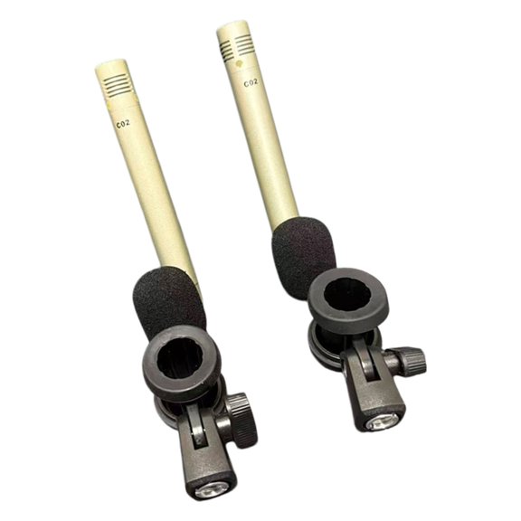 NoavLife Accessory 2Pcs Recording Drum Pickup Set with Focused Pattern and Metal Body replacement accessory