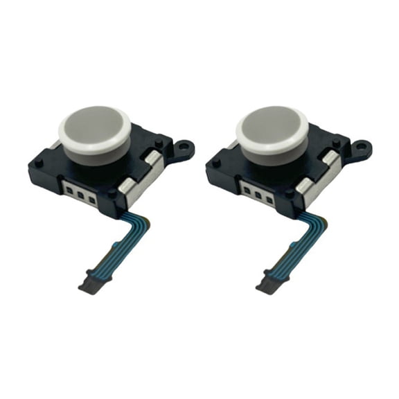 NoavLife Electronic Accessory - NoavLife Pack of 2 Joystick Button 3D Analog Thumb Stick for 2000 Console Replacement Thumbstick Gaming Accessory Repair Part - for Everyday Use