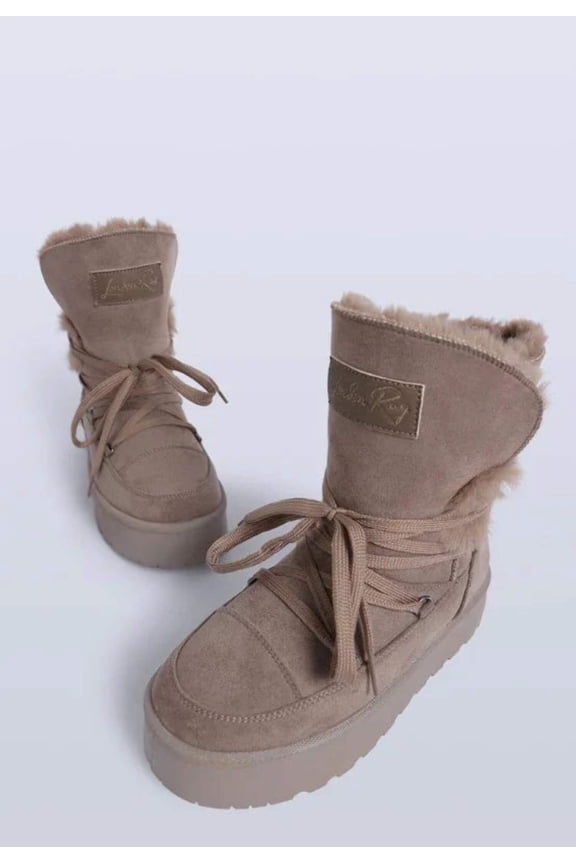 Noaya Chunky Faux Fur Snow Boots