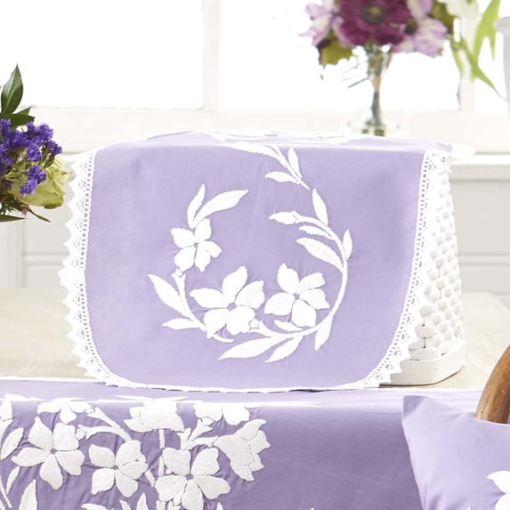Nob Hill™ Soft Violet Doily Stamped Embroidery Kit
