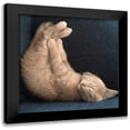 thumbnail image 1 of Nob, R. 15x15 Black Modern Framed Museum Art Print Titled - Cat Yoga VII, 1 of 5
