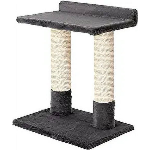 Noba 24 Inch Double Scratch Post Grey Natural