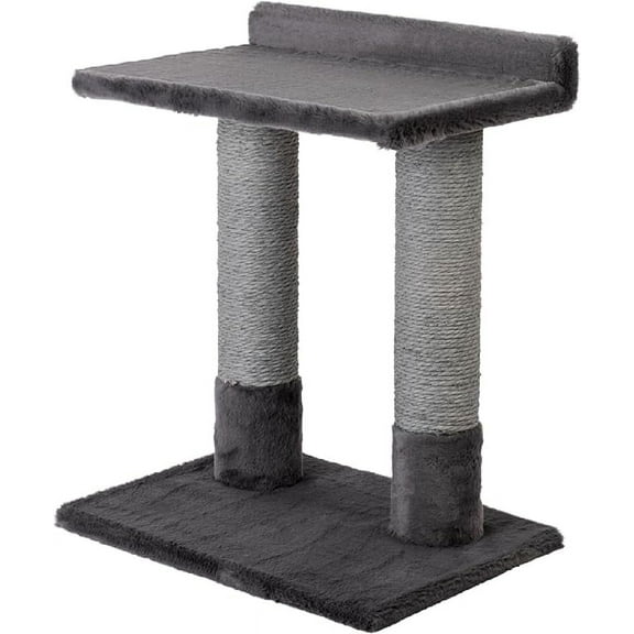 Noba 24 Inch Double Scratch Post Grey