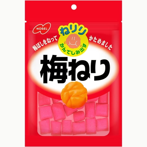 Nobel Seika Ume Candy 20g x 10 Pieces  Authentic Japanese Pickled Plum Taste  Made in JAPAN - Tokyo Sakura Mall