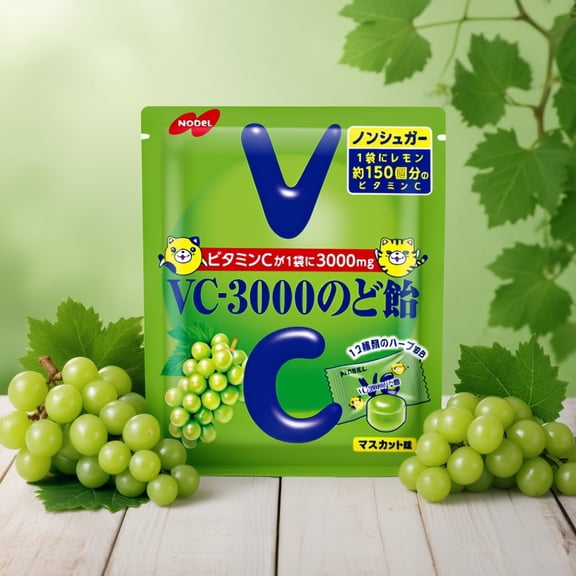 Nobel VC-3000 Muscat Throat Candy 6-Bag Set Made in JAPAN - Tokyo Sakura Mall